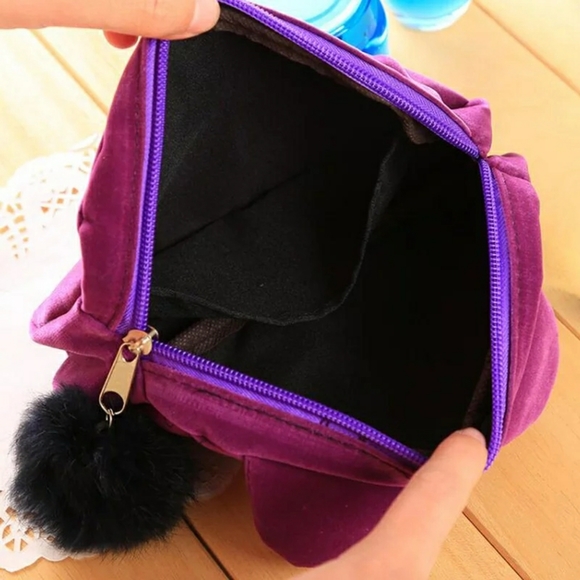 Lucky Black Cat Cosmetic Bag - Picture 2 of 3